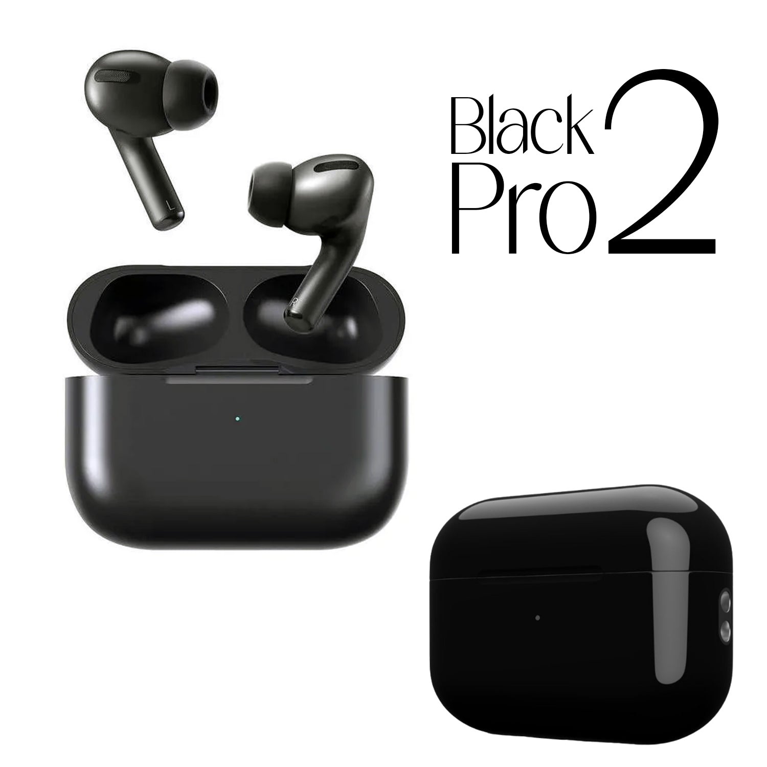 AirPods Pro Black 2nd Generation ANC Titanium Wireless Earbuds Bluetooth 5.0
