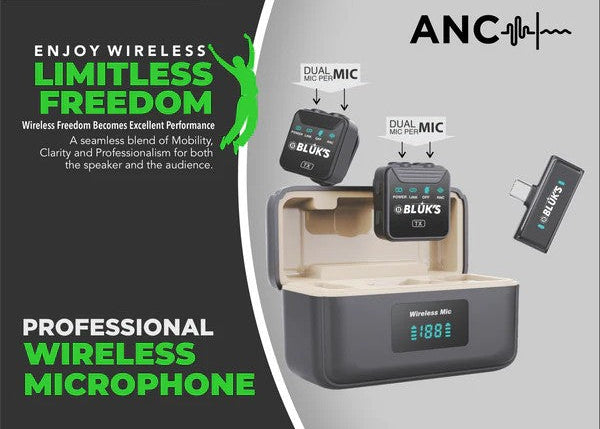 BX-13 Double Mic ANC with IPhone & Type C Connector