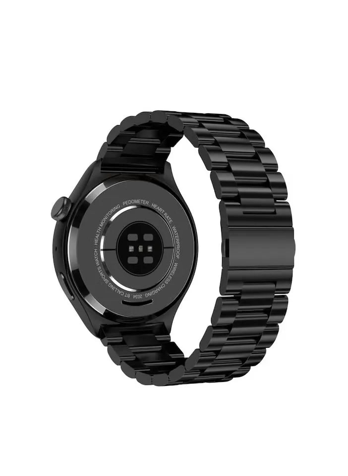 Kalobee SK37 Round Dial Smartwatch With 3 Straps