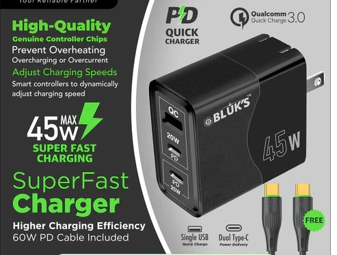Super Fast Charger 45w PD Charger