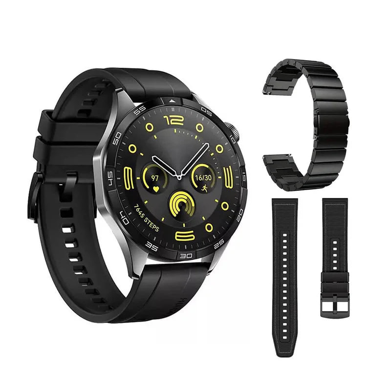 Kalobee SK50 Pro Round Dial Premium Smartwatch With 3 Straps