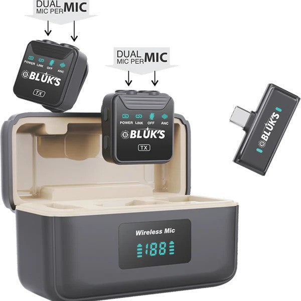 BX-13 Double Mic ANC with IPhone & Type C Connector