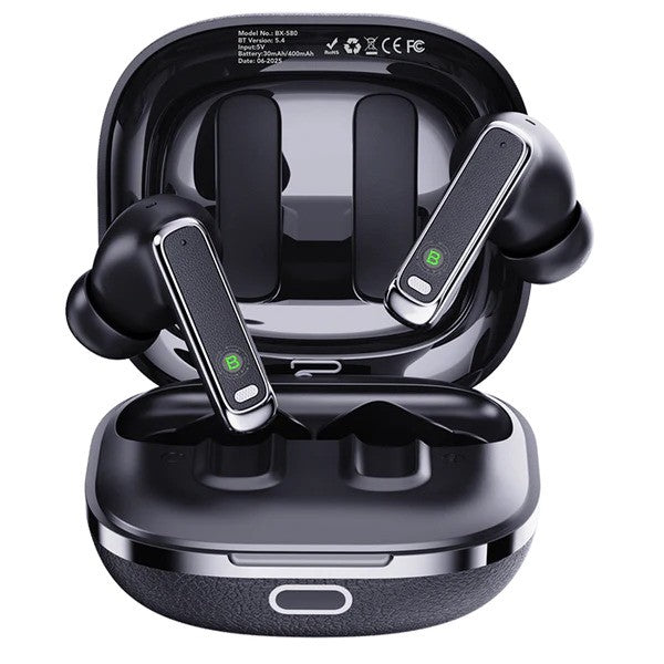 BX-580 - Quad-Mic ENC Wireless Headset Bluetooth 5.4 ENC Noise Reduction