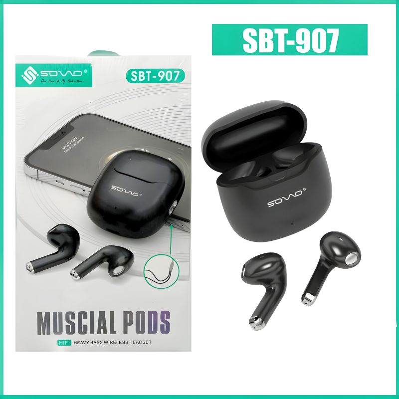 Musical Pods HiFi Heavy Bass Airpods with ENC Noise Reduction 15H Battery Bluetooth 5.3 Wireless Earbuds Gaming Airpods