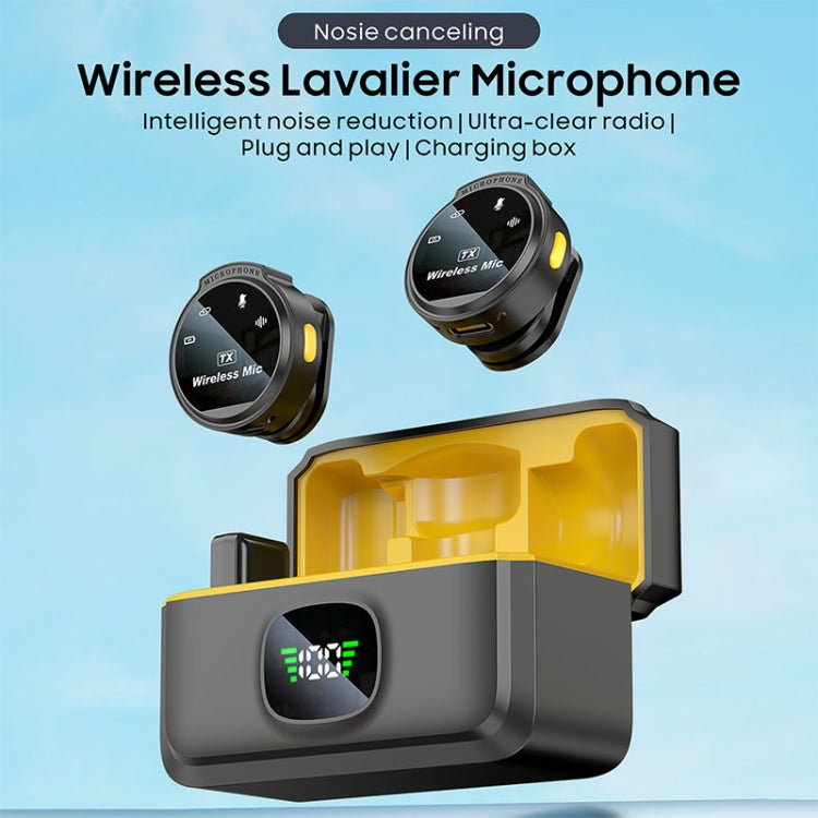Wireless Lavalier Microphone for iPhone/Android/Camera/PC/Laptop