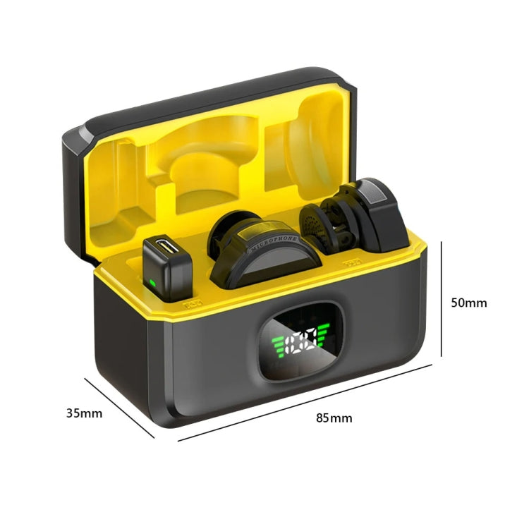 Wireless Lavalier Microphone for iPhone/Android/Camera/PC/Laptop