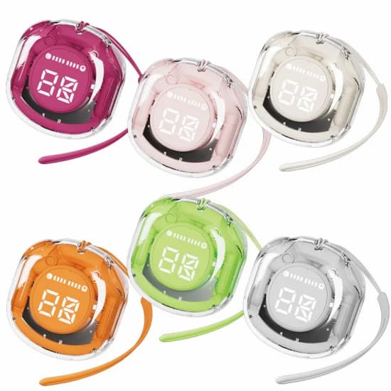 Air 39 Transparent Earbuds True Wireless Earbuds with Crystal Clear