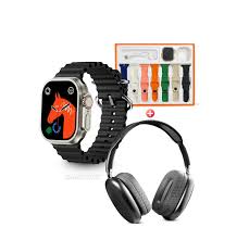 P9 ULTRA 2 SMART WATCH COMBO WITH HEADPHONES