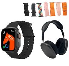 P9 ULTRA 2 SMART WATCH COMBO WITH HEADPHONES