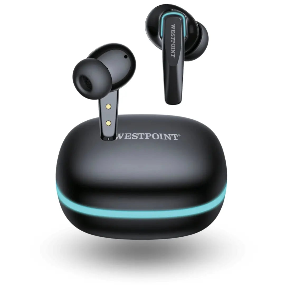 West Point Quad Mic ENC Stereo Wireless Earbuds Super Sound & High Quality Touch Sensors